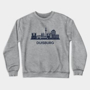 Duisburg Skyline Emblem Crewneck Sweatshirt